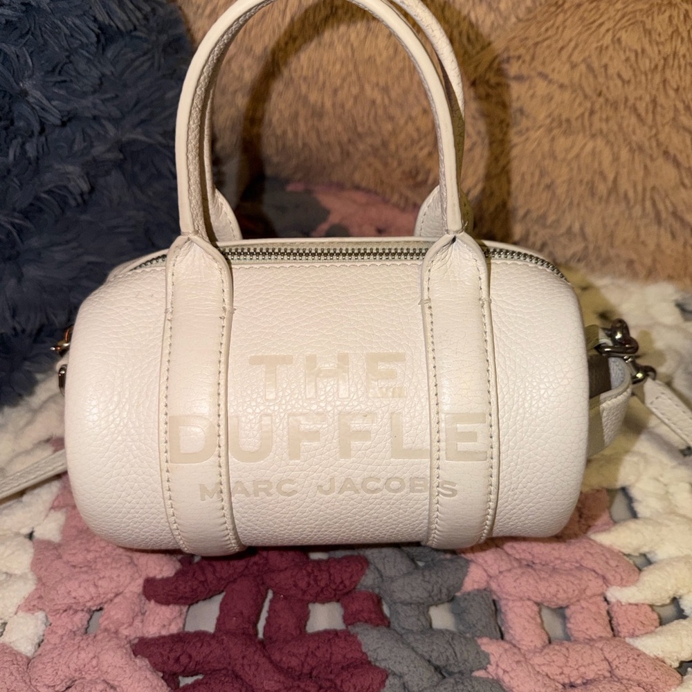 Marc Jacobs Cream The Duffle Mini Leather Satchel